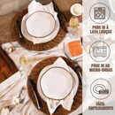 Conjunto de Jantar em Porcelana de Luxo - 54 Peças