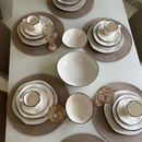 Conjunto de Jantar em Porcelana de Luxo - 54 Peças
