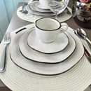 Conjunto de Jantar em Porcelana de Luxo - 54 Peças