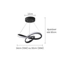 Luminária Sinuosa Pendente LED